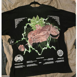 DARC SPORT X DRAGON BALL Z BROLY “ABSOLUTE FORM” OVERSIZED TEE  size Large